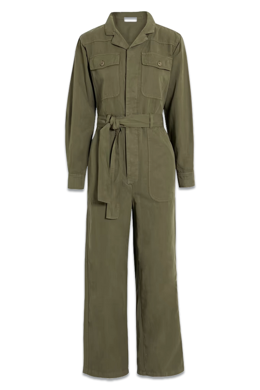 Mel Cotton And Linen-Blend Twill Jumpsuit