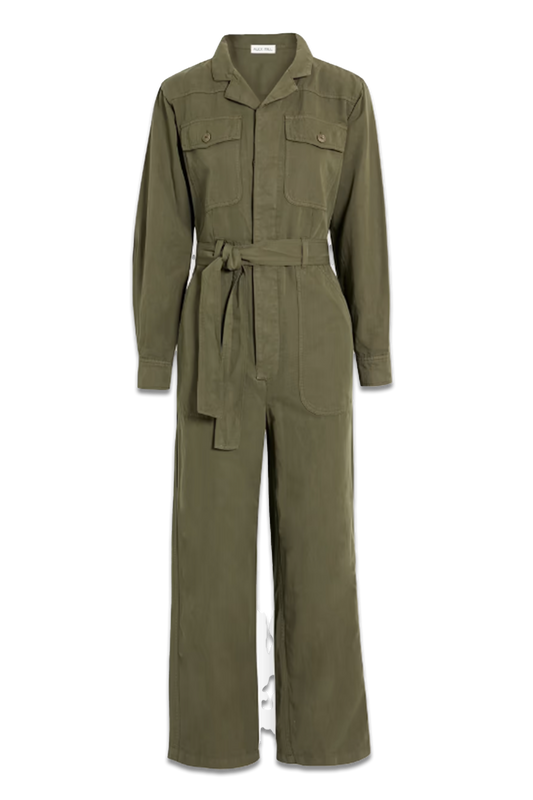 Mel Cotton And Linen-Blend Twill Jumpsuit