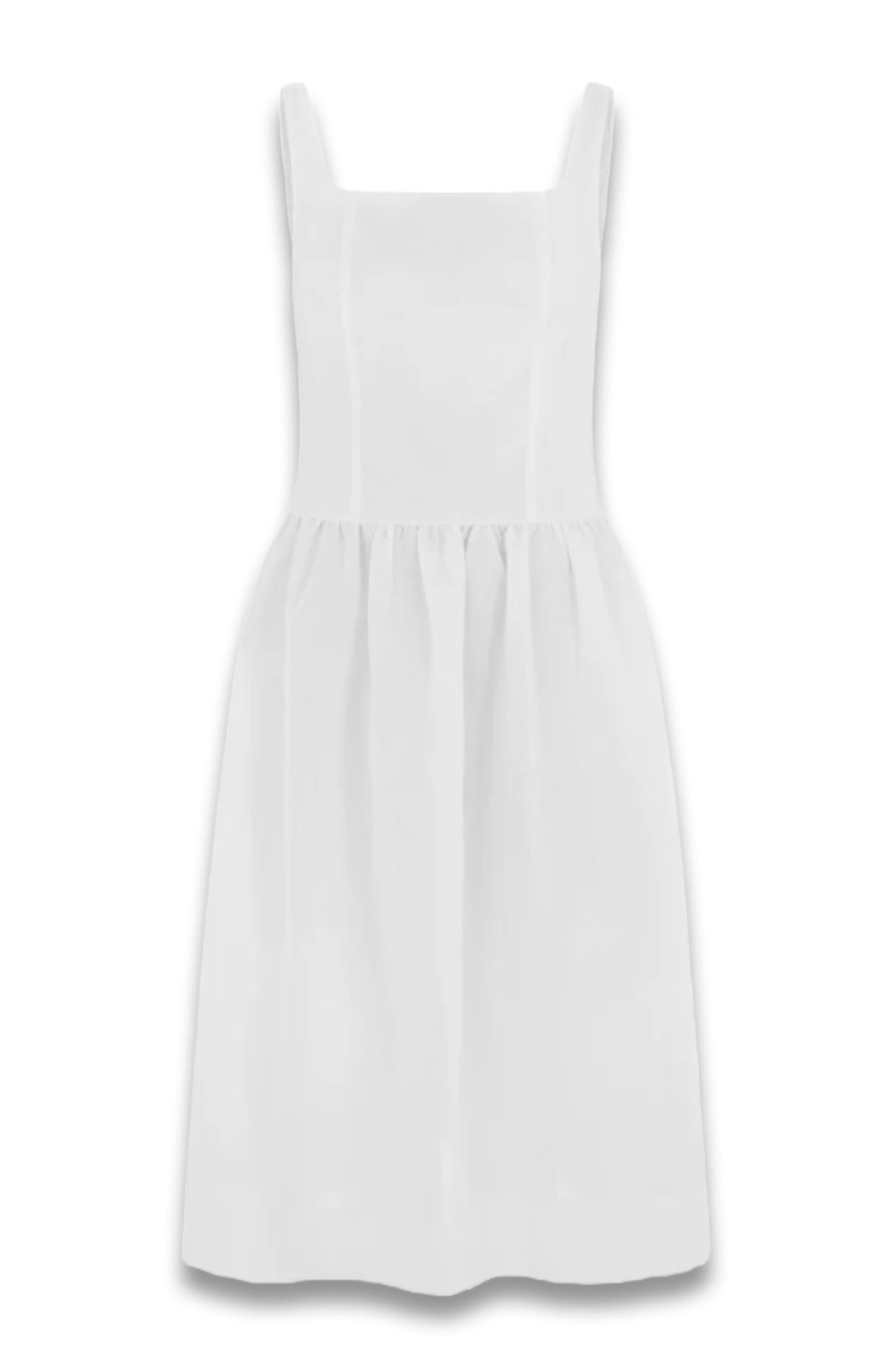 Rosia Drop Waist Linen Dress