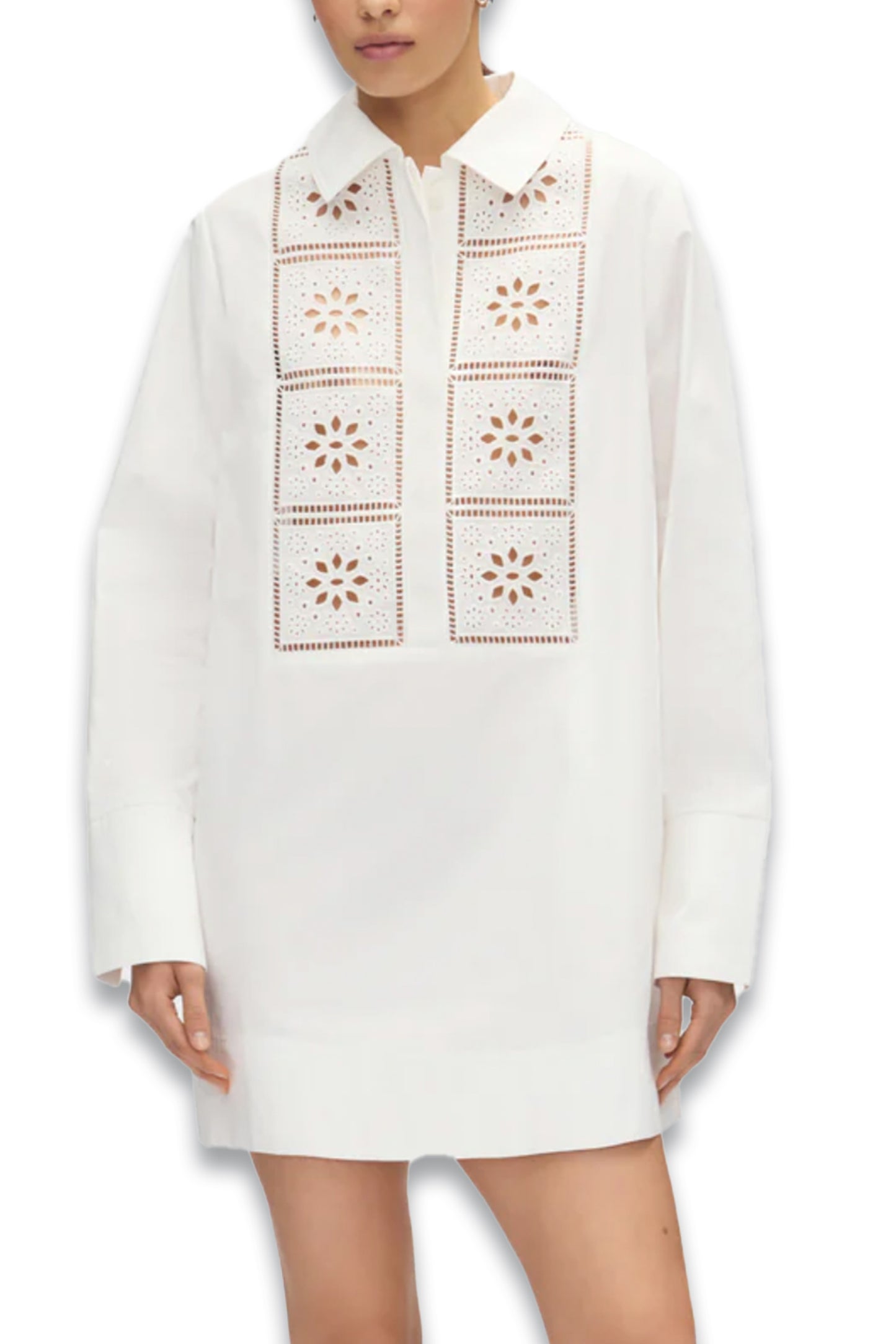 Ophelia Broderie Organic Cotton Dress
