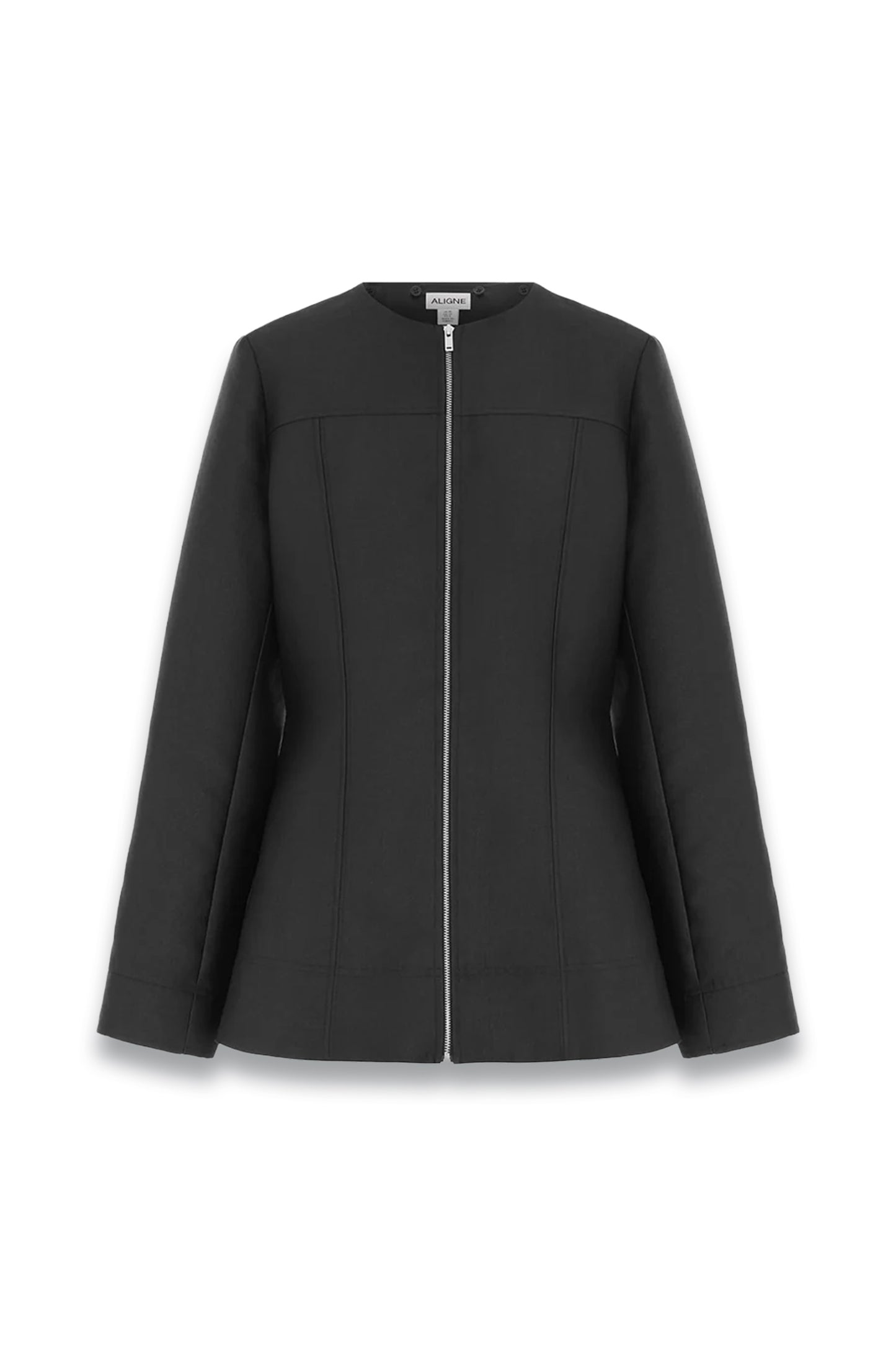 Dara Satin Zip Blazer