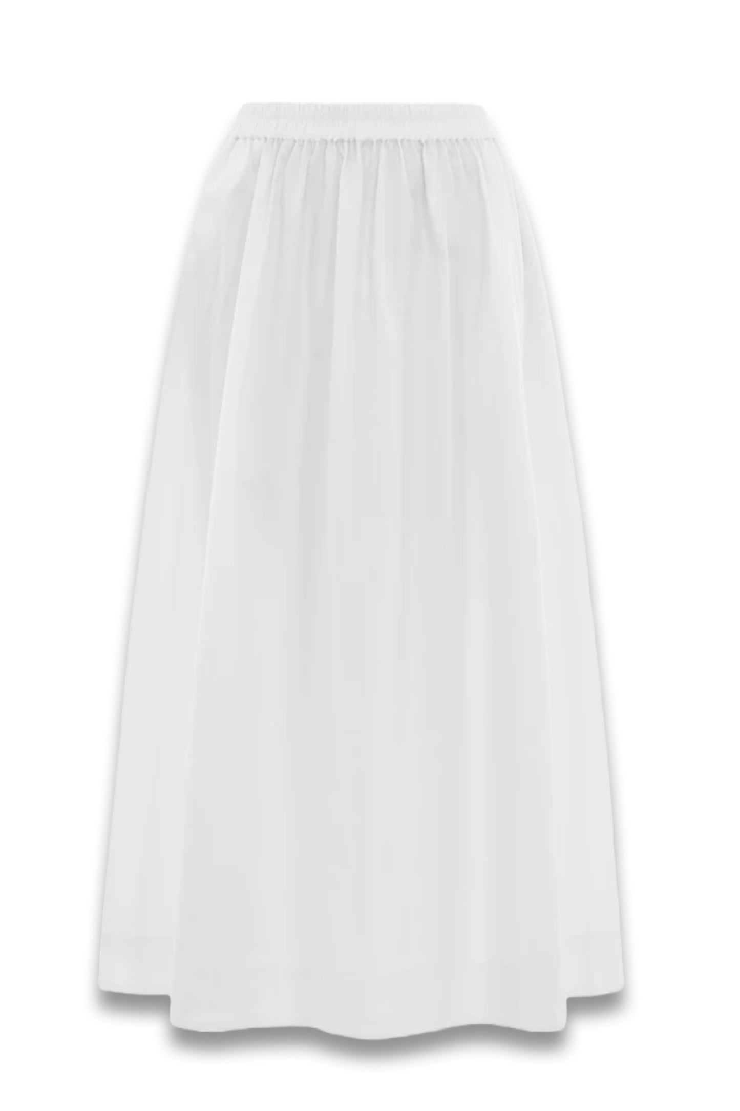 Natalie Elasticated Cotton Midi Skirt