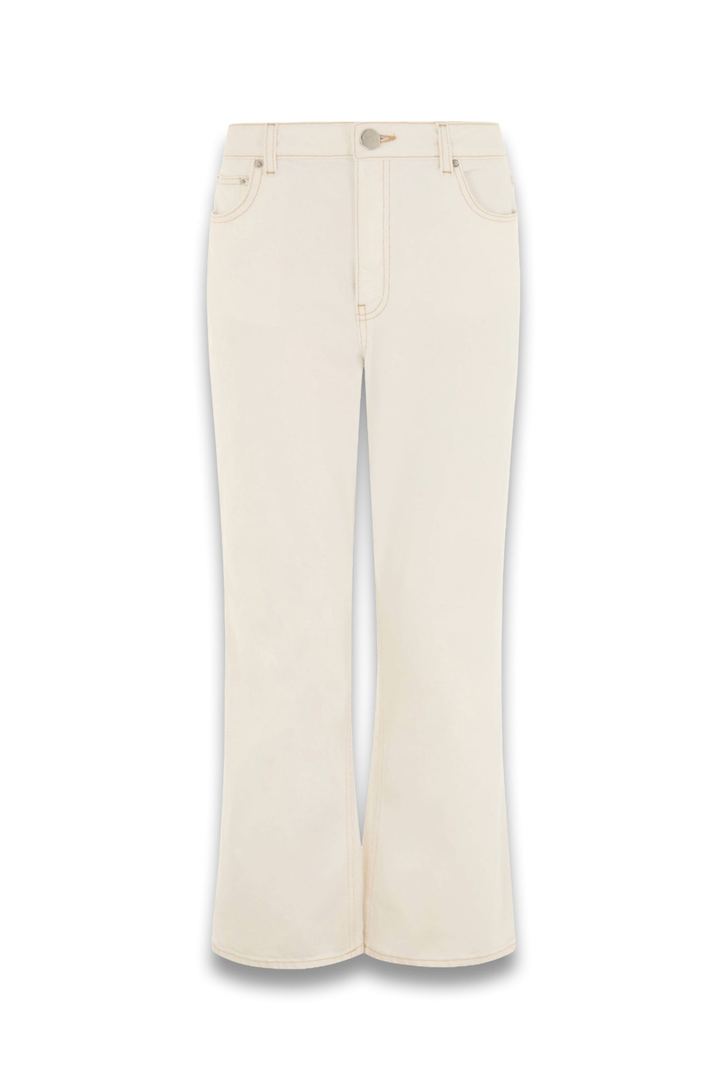 Mid-rise Cropped Kick-flare Jean