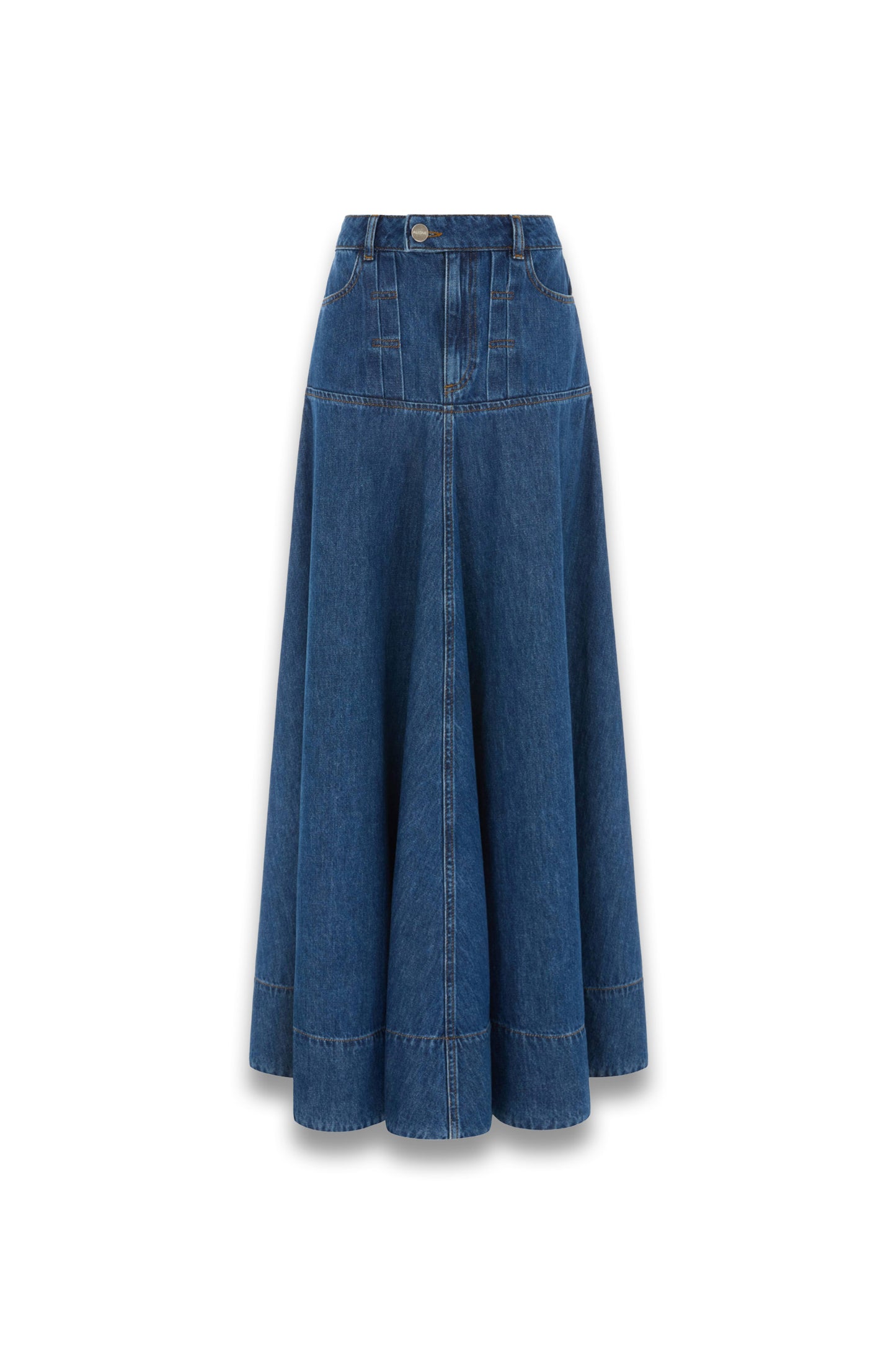 Liza Denim Maxi Skirt