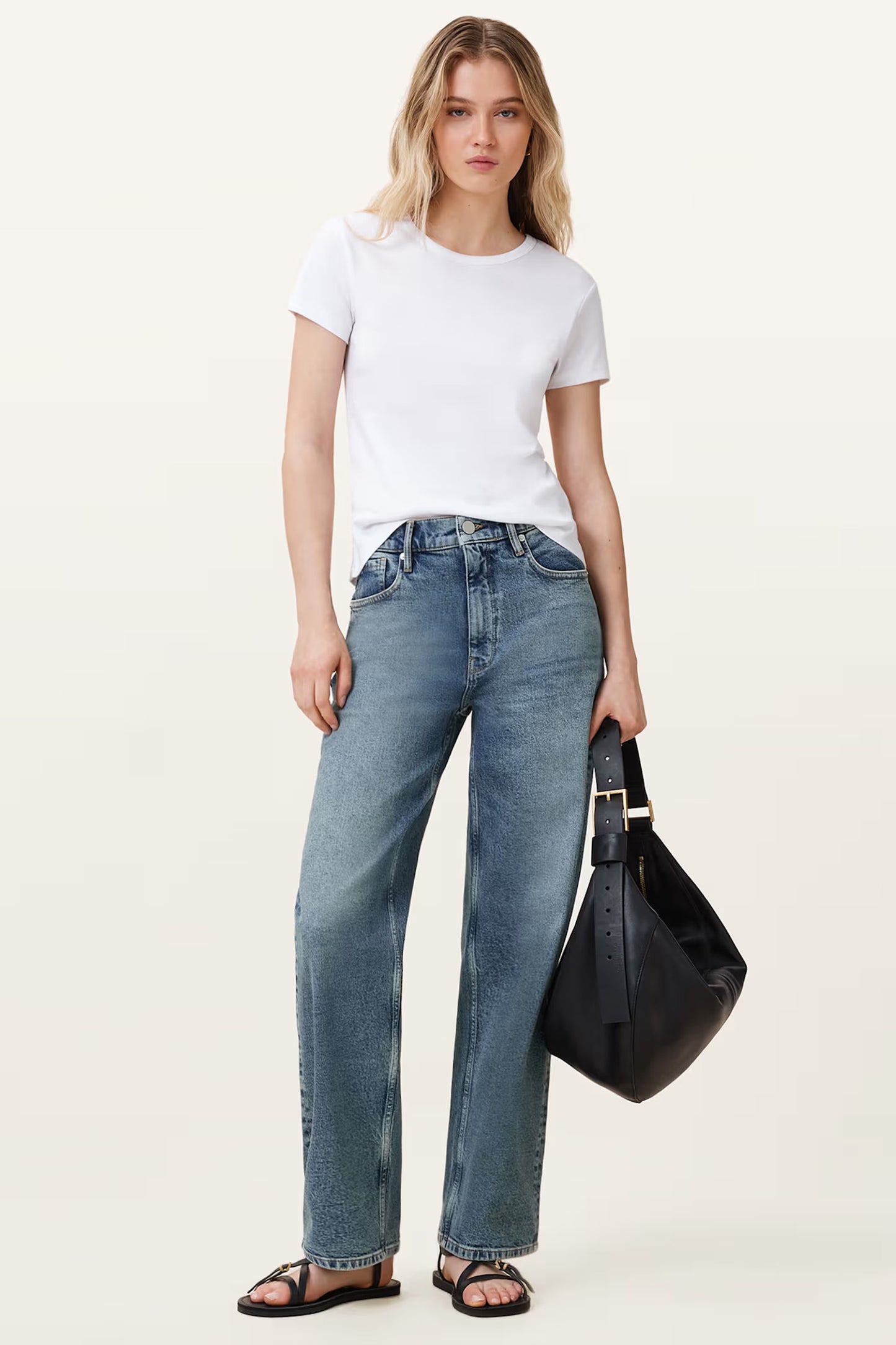 Sadie Barrel Leg Denim Jeans