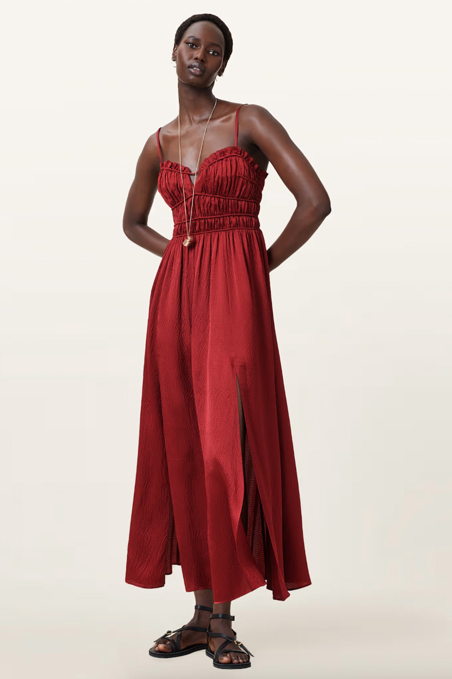 Faelyn Silk Maxi Dress