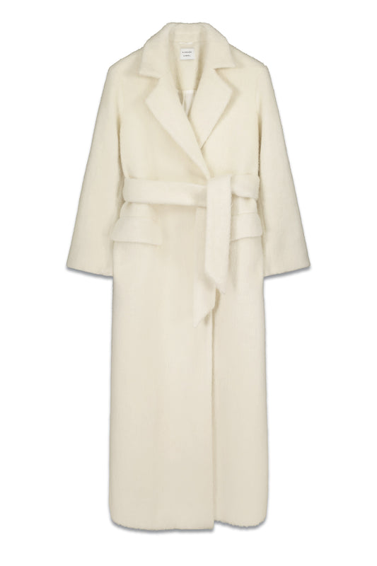 Ivy Mohair Coat, Cream