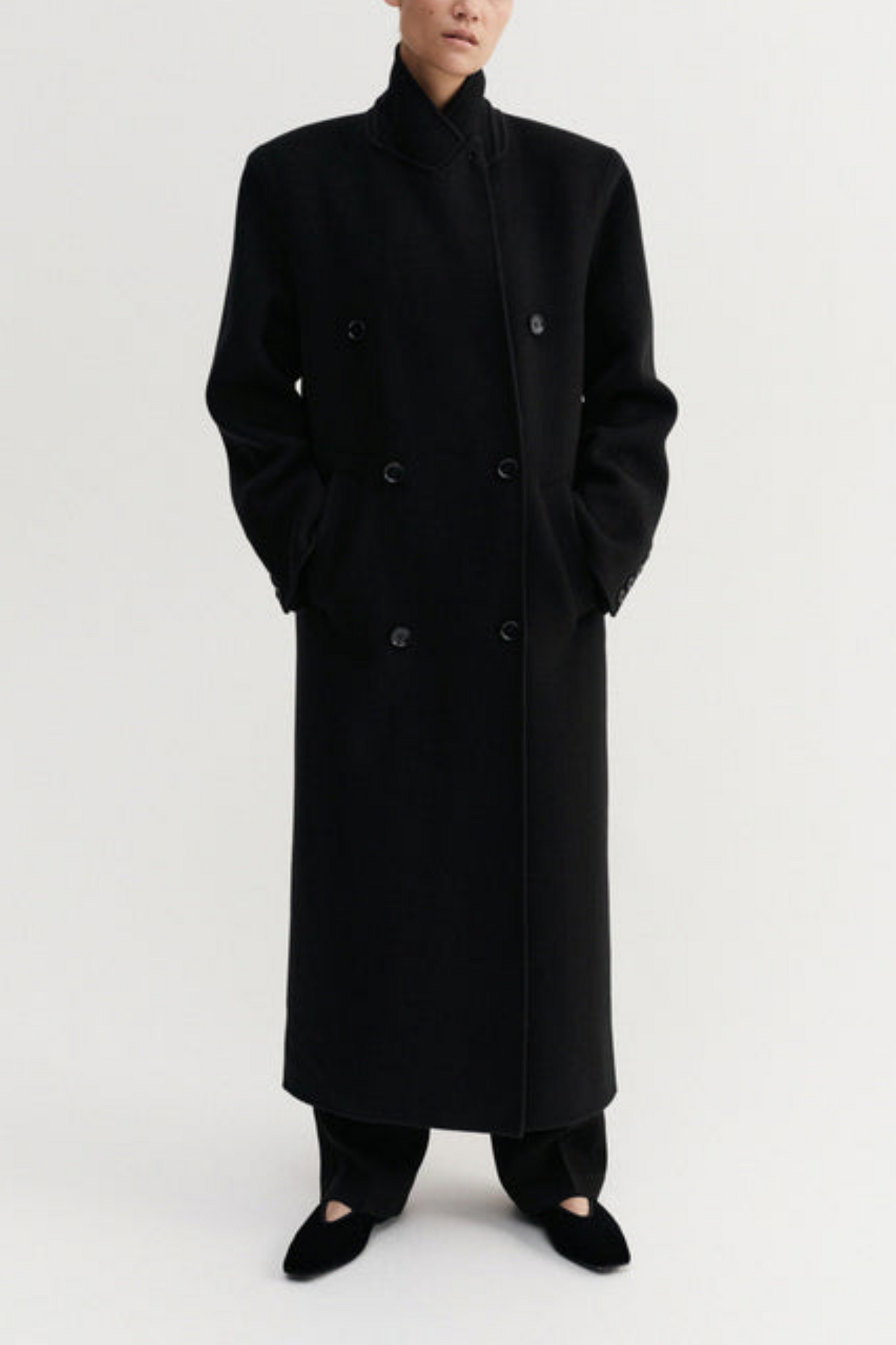 Deja Doublé Coat in Black