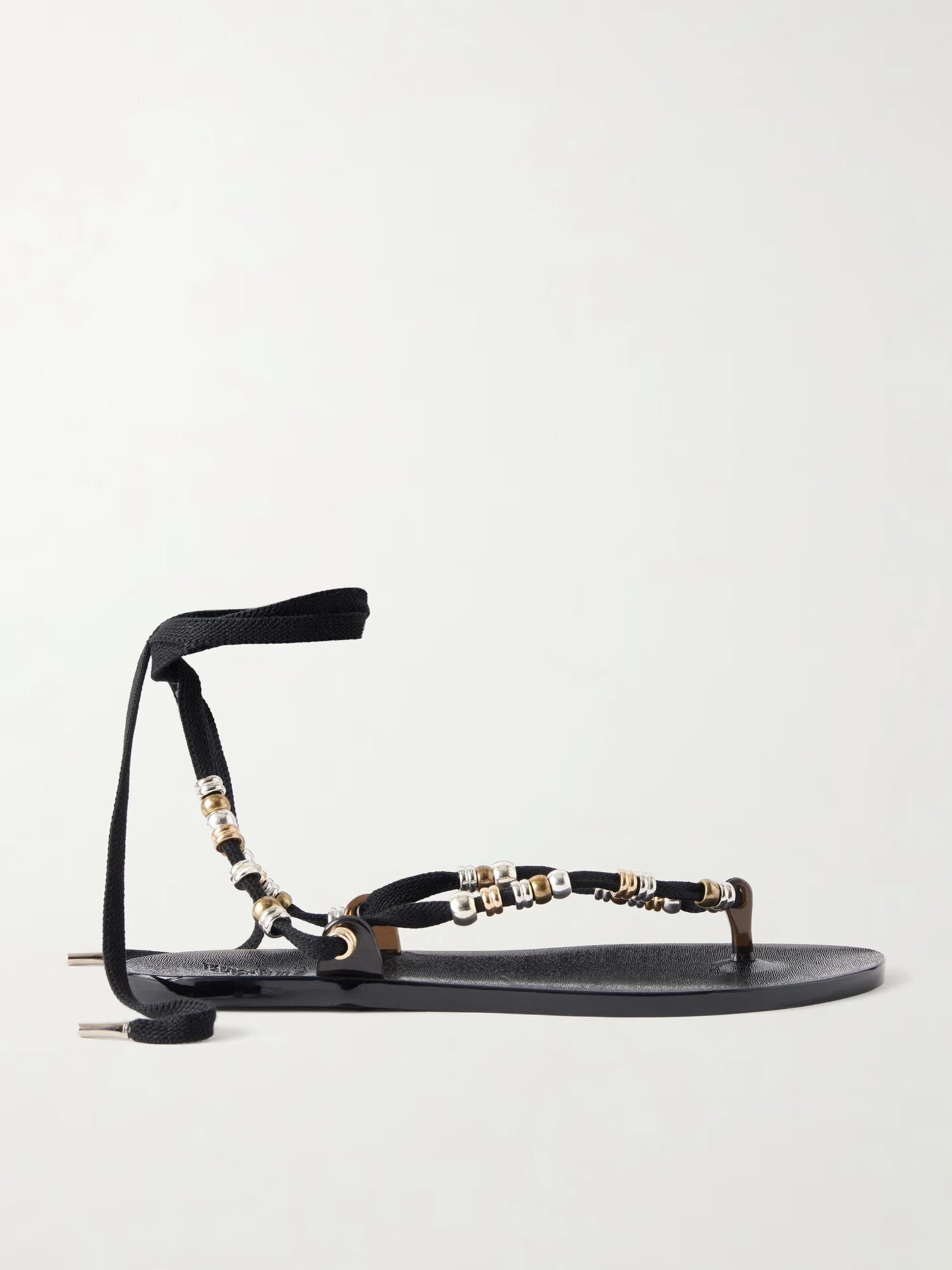Esther Bead-embellished Jelly Thong Sandals