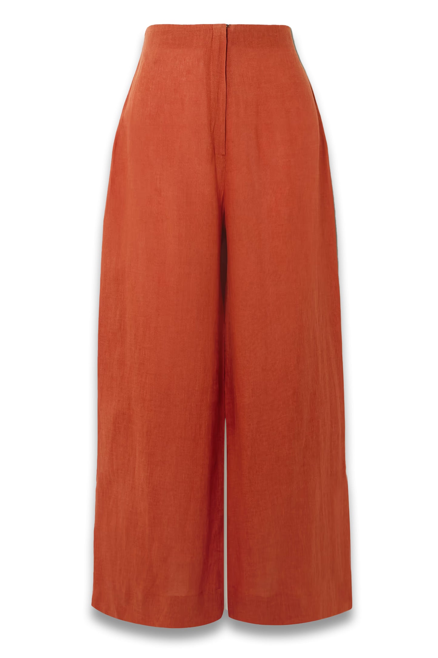 Poesia Wide-Leg Linen Pants