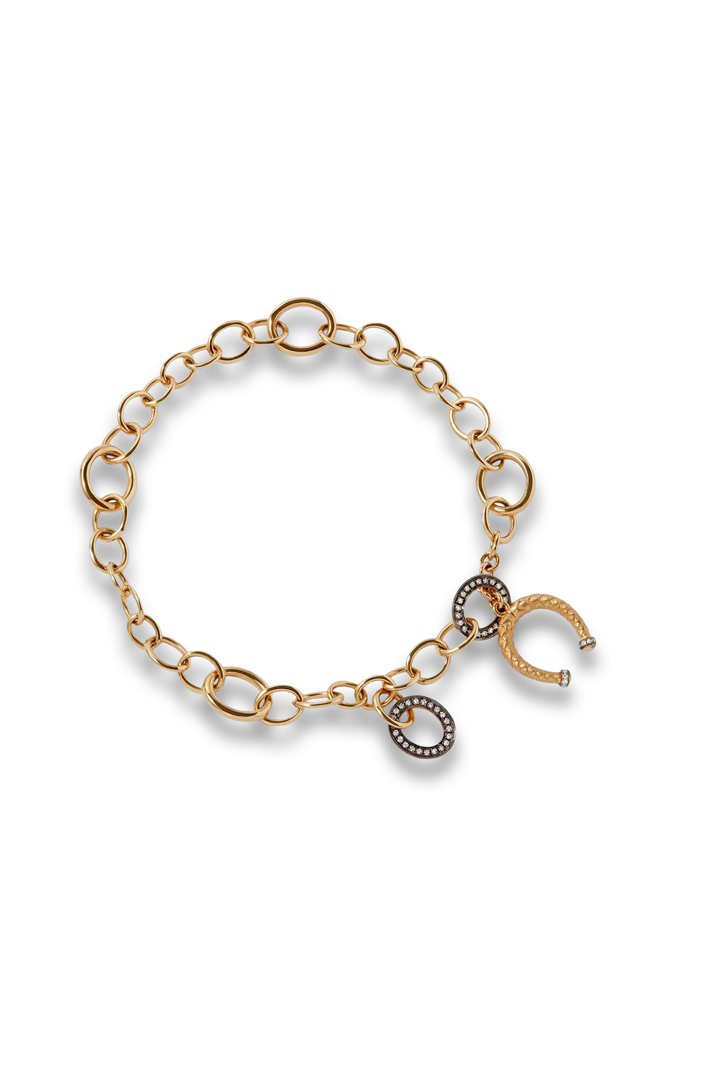 Diamond Charm Bracelet