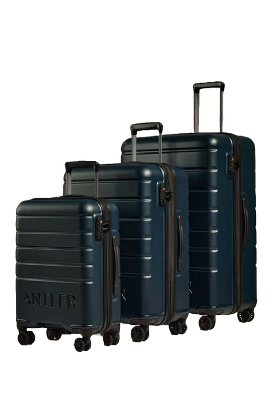 Suitcase Set in Midnight Blue - Logo