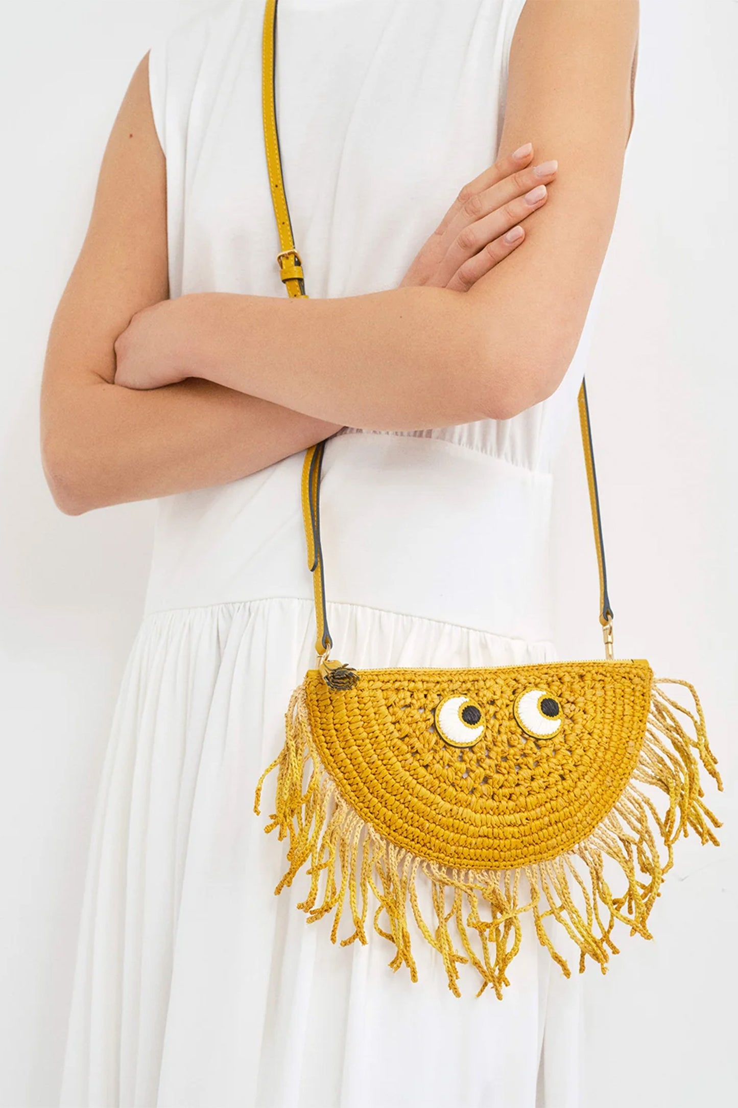 Eyes Half Moon Cross-body
