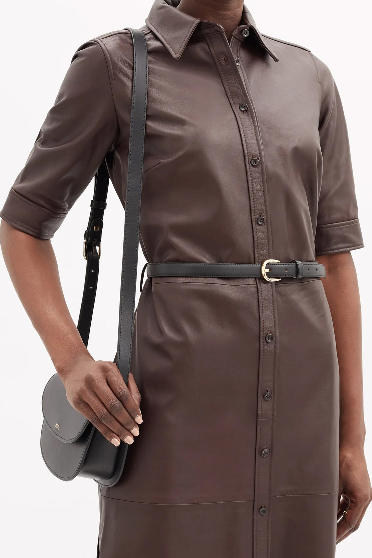Rosette Leather Belt