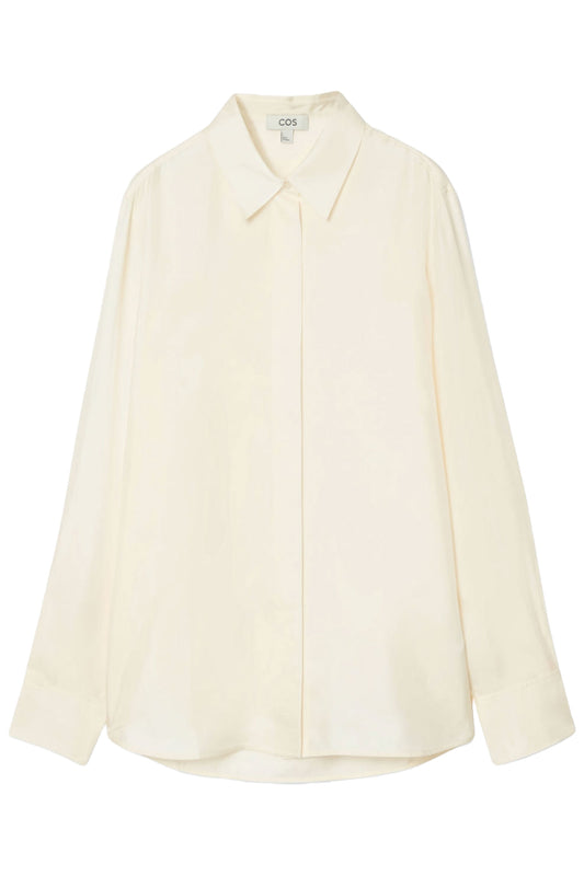 Oversized Pure Silk Shirt