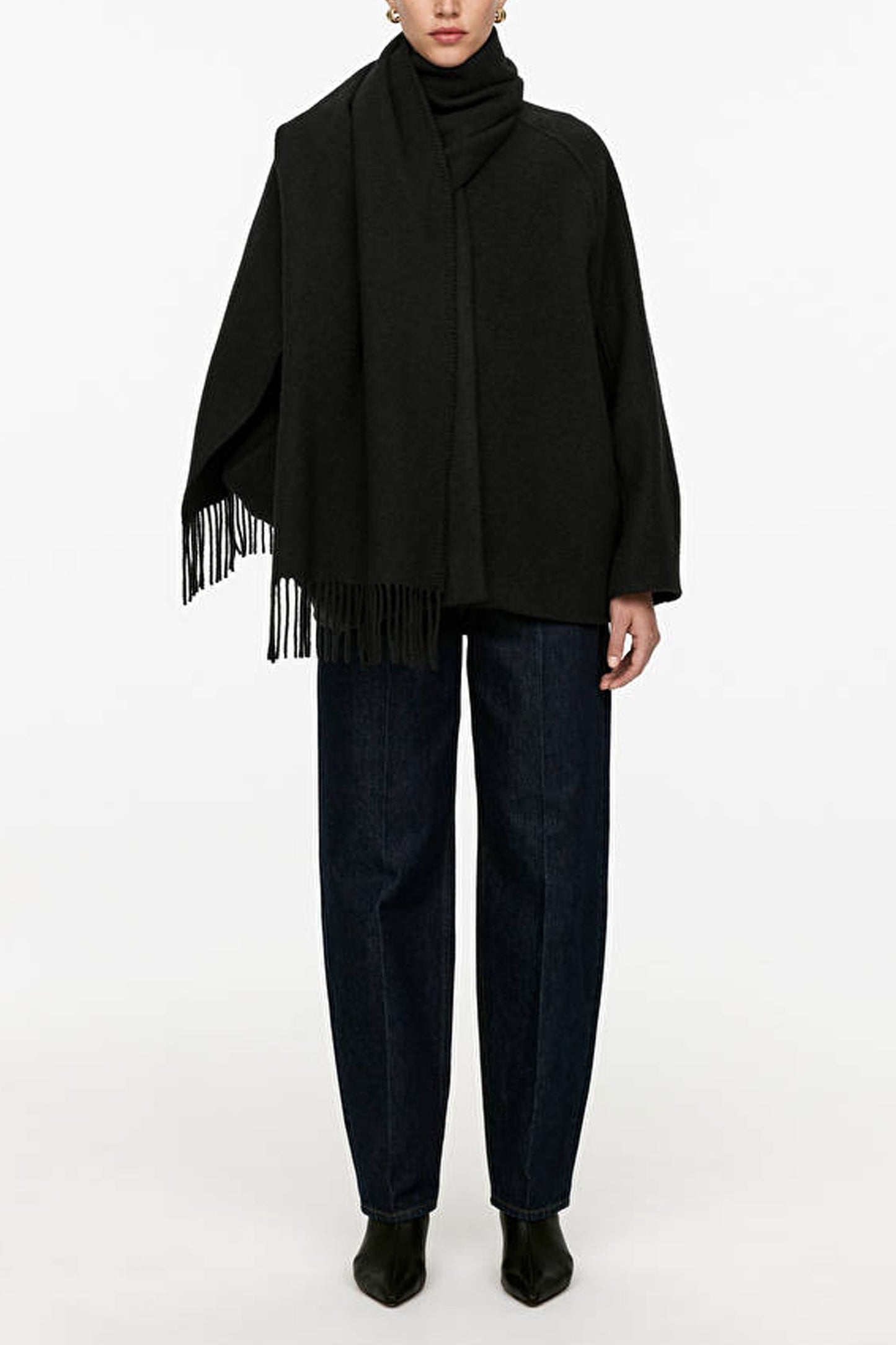 Fringe Scarf Jacket