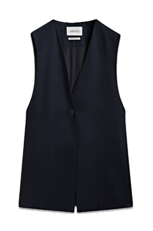 Long Satin Waistcoat