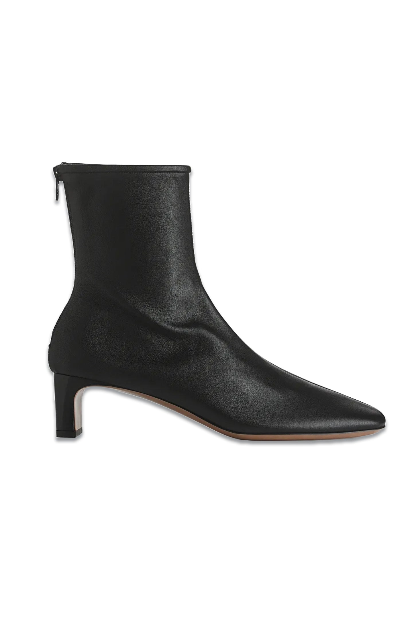 Stretch-Leather Sock Boots