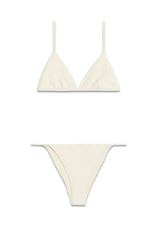 Smock Bikini Top And Bottoms