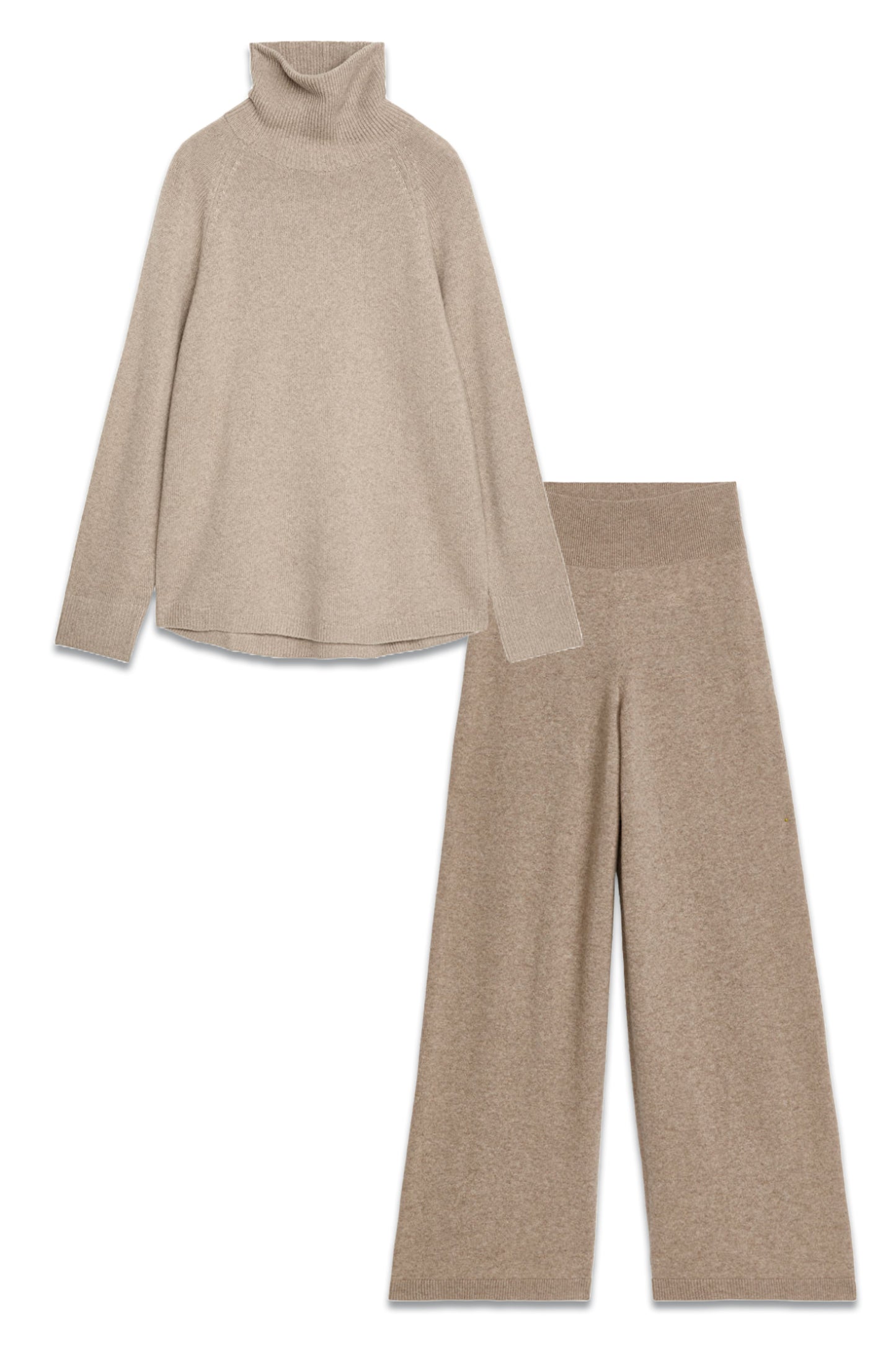 Cropped Cashmere Jumper And Trousers