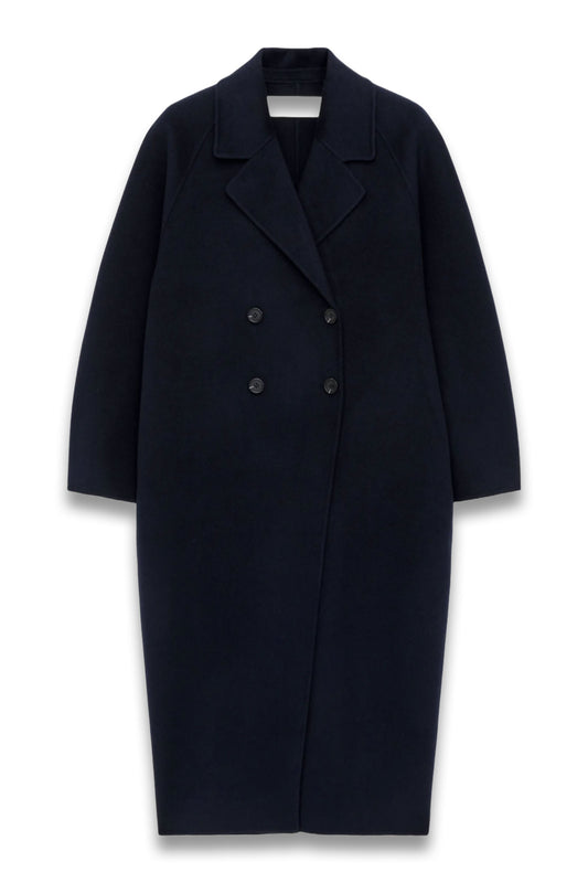 Oversized Wool-Blend Coat