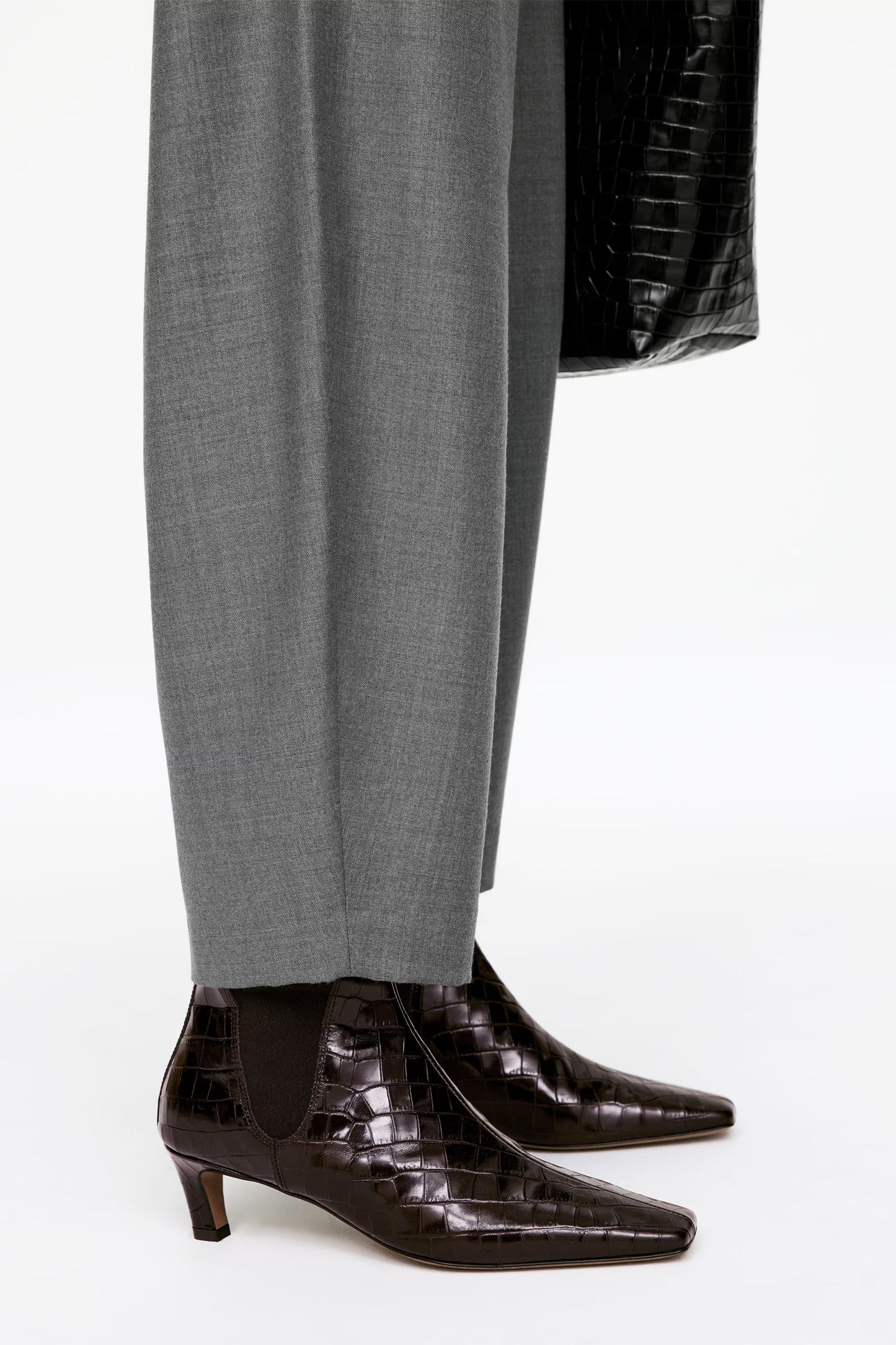 Square-toe Ankle Boots