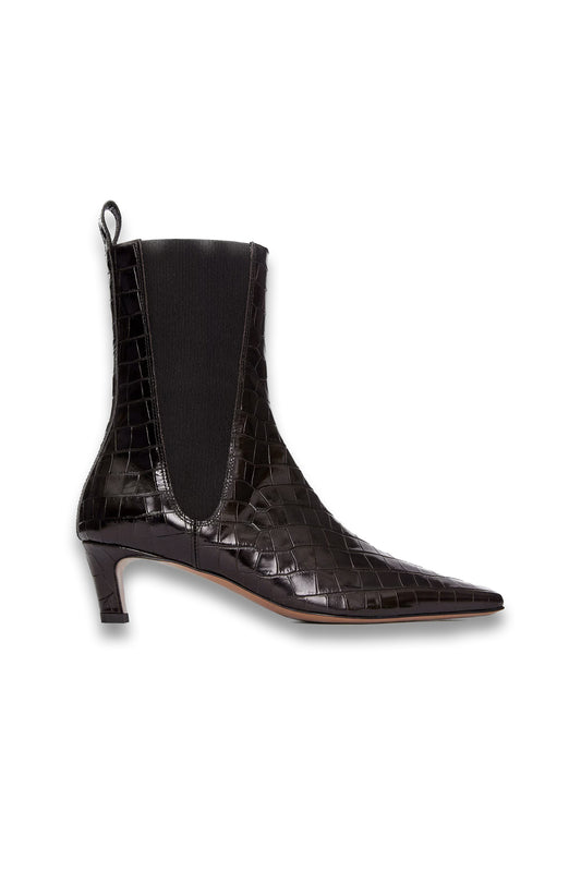 Square-toe Ankle Boots
