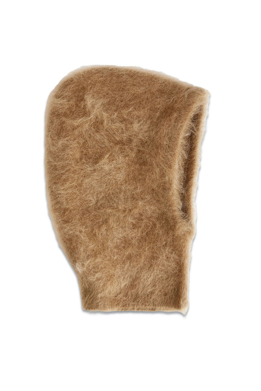 Brushed Mohair Blend Hood