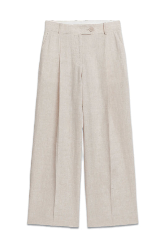 Wide Linen Trousers