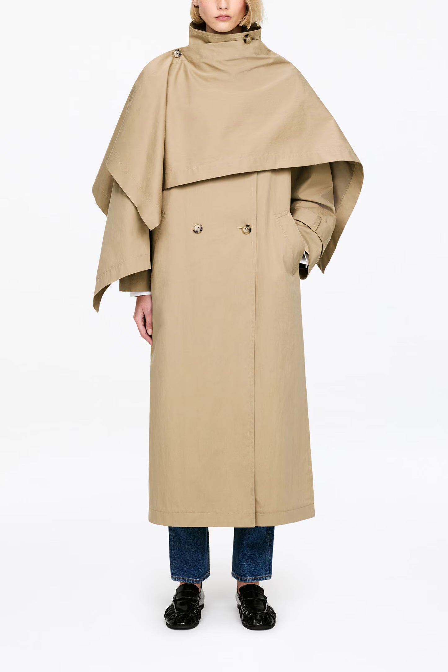 Scarf Trench Coat