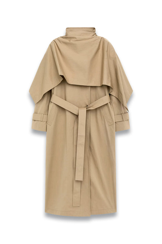 Scarf Trench Coat