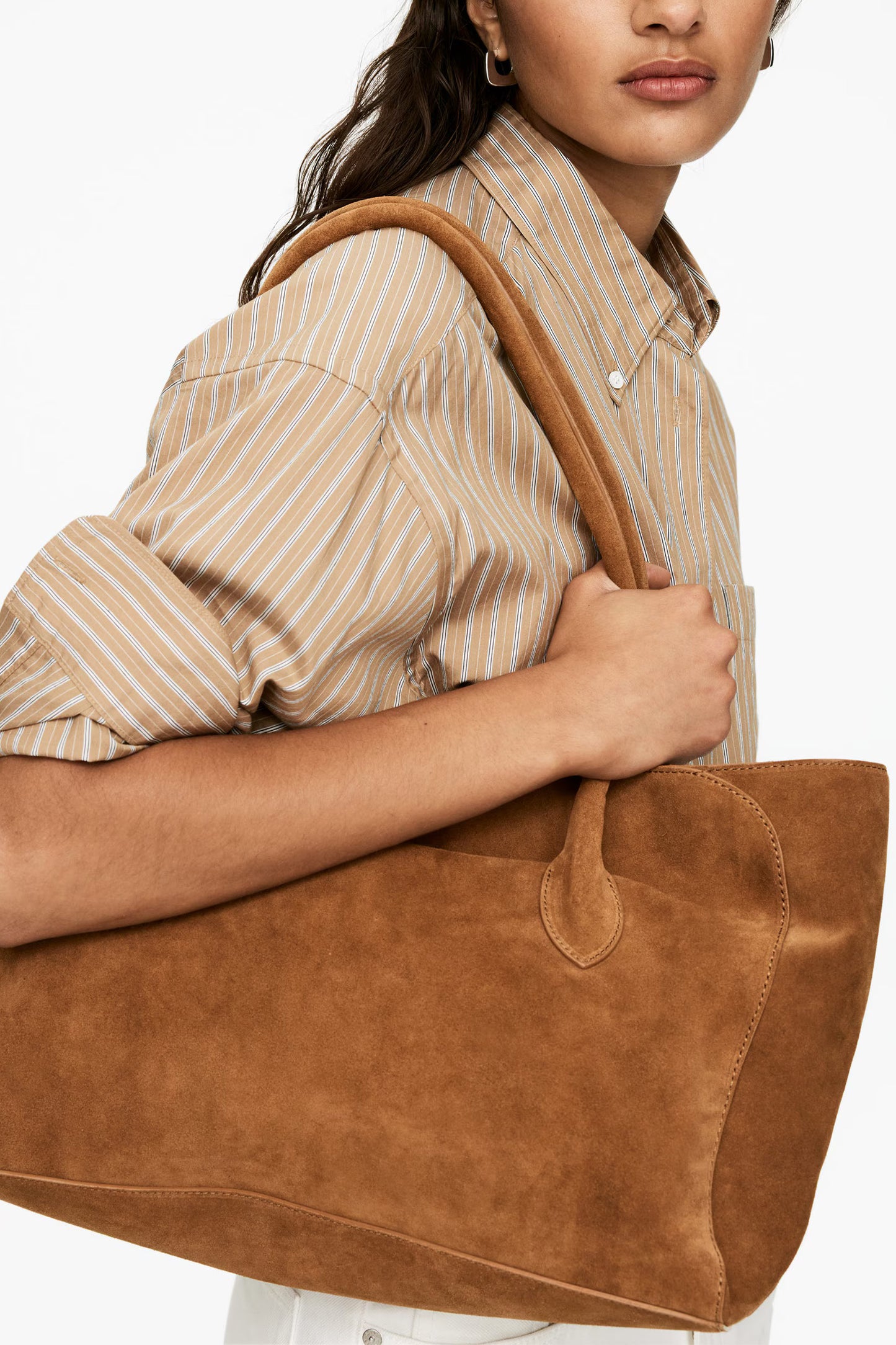 Slouchy Leather Tote