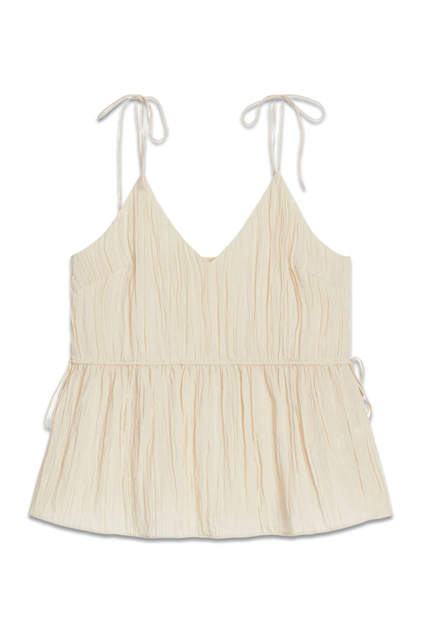 Crinkle Strap Top