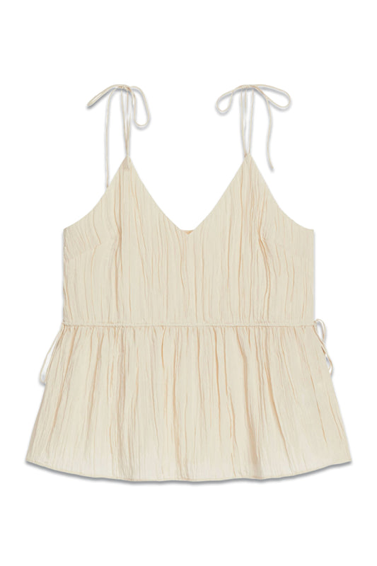 Crinkle Strap Top