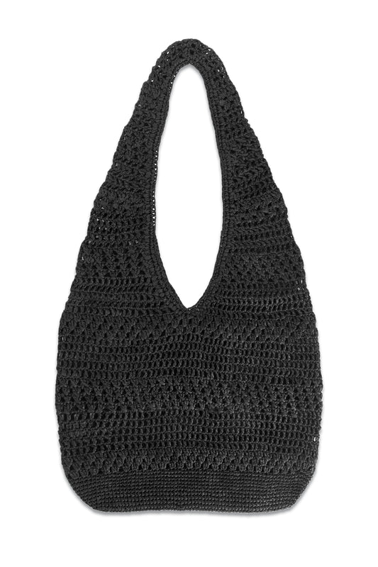 Crochet Straw Sling Bag