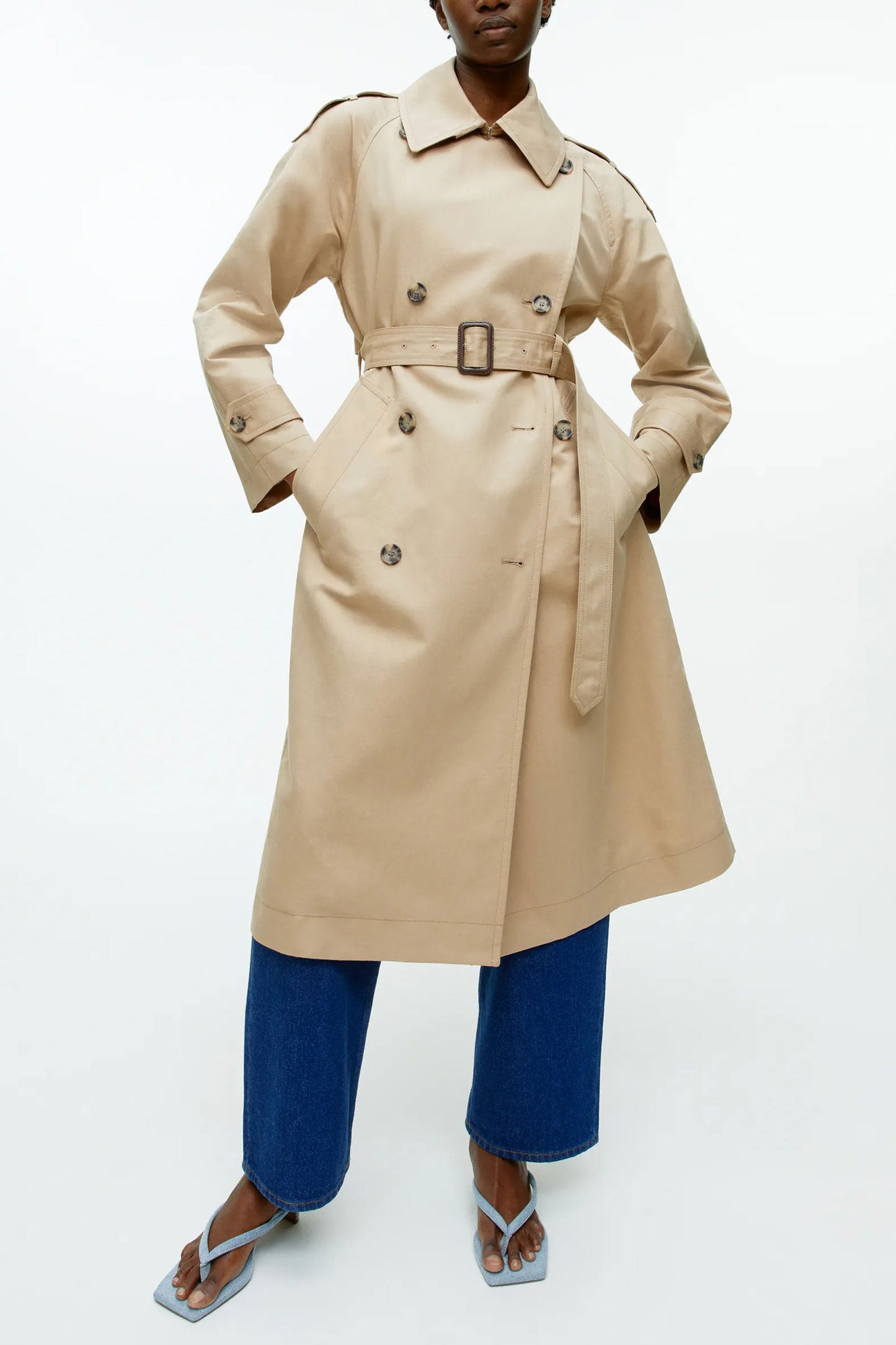 Linen Cotton Trenchcoat