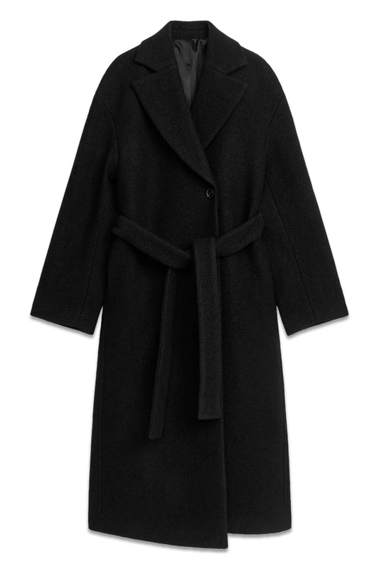 Bouclé Wool Coat