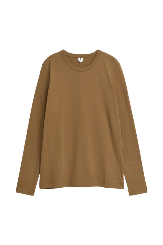 Brown Long-Sleeved T-Shirt