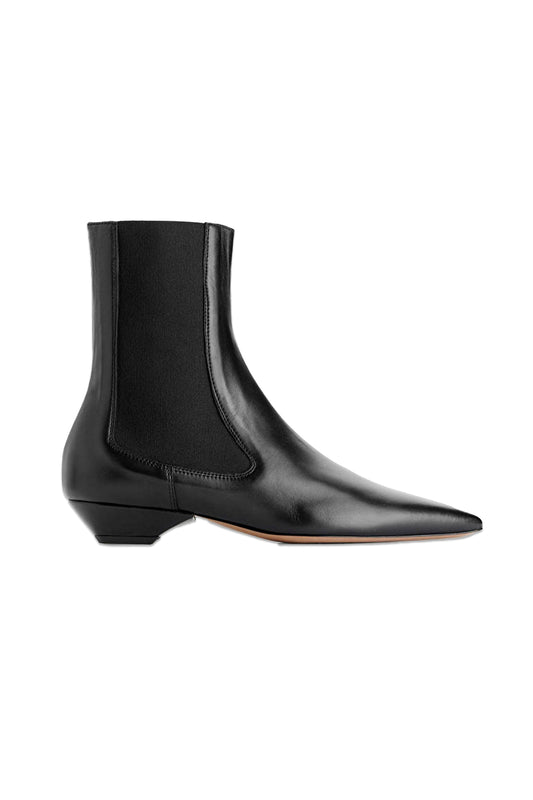 Pointy Leather Boot