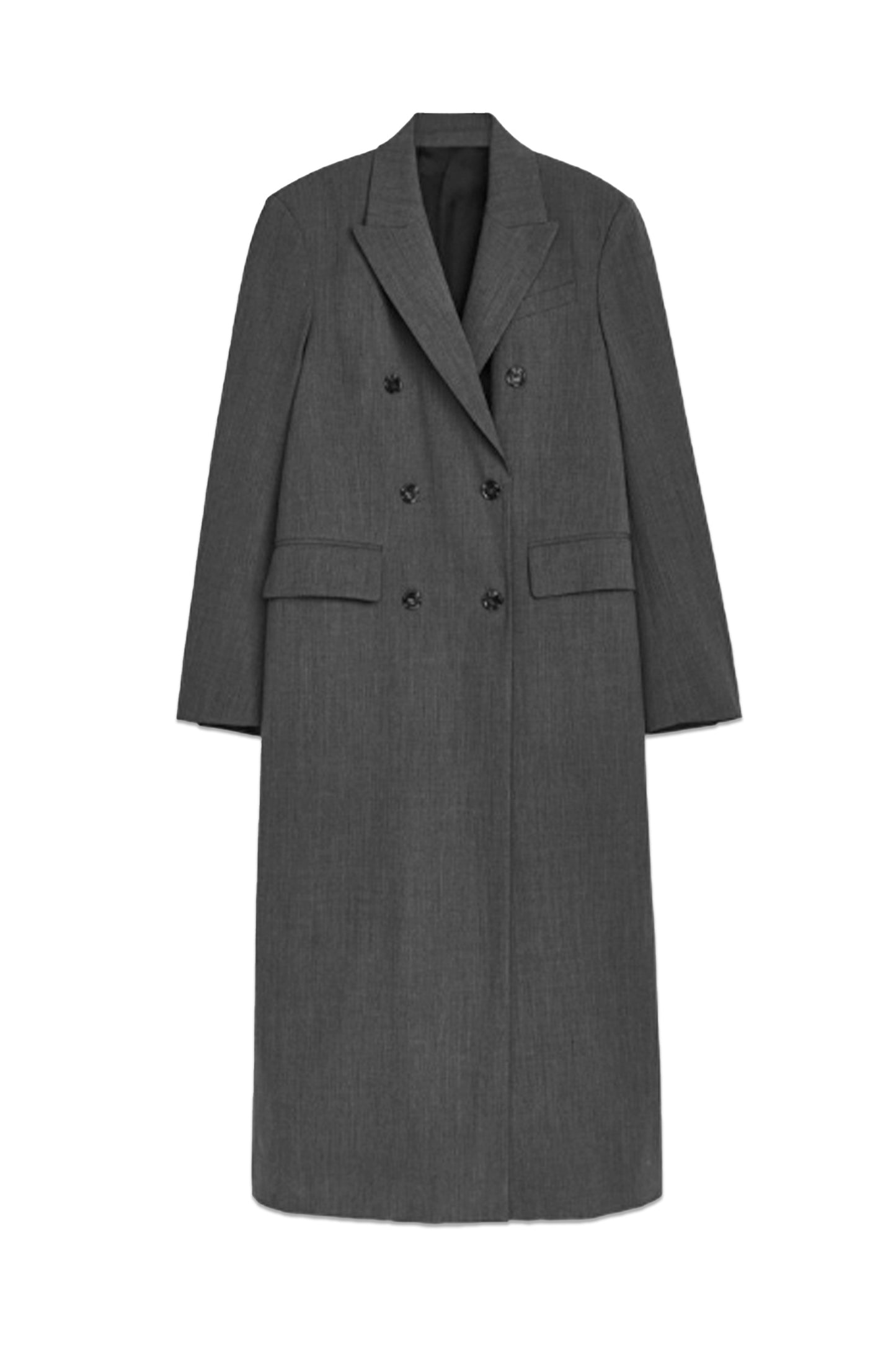 Oversized Double-Breasted Coat