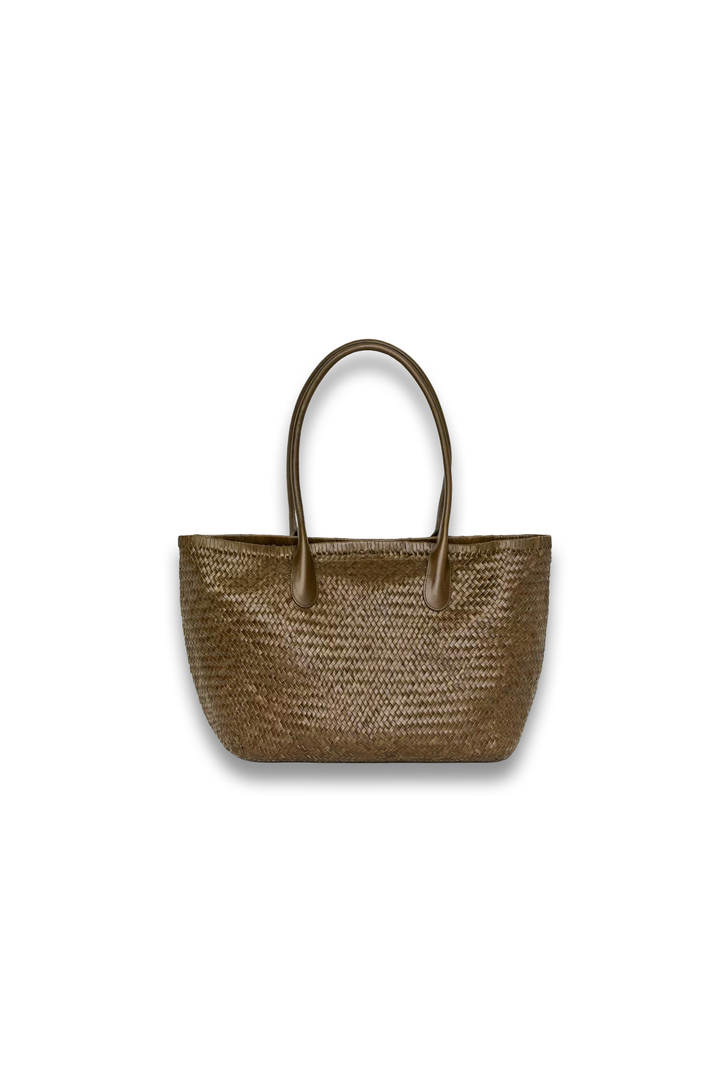 Woven Leather Tote