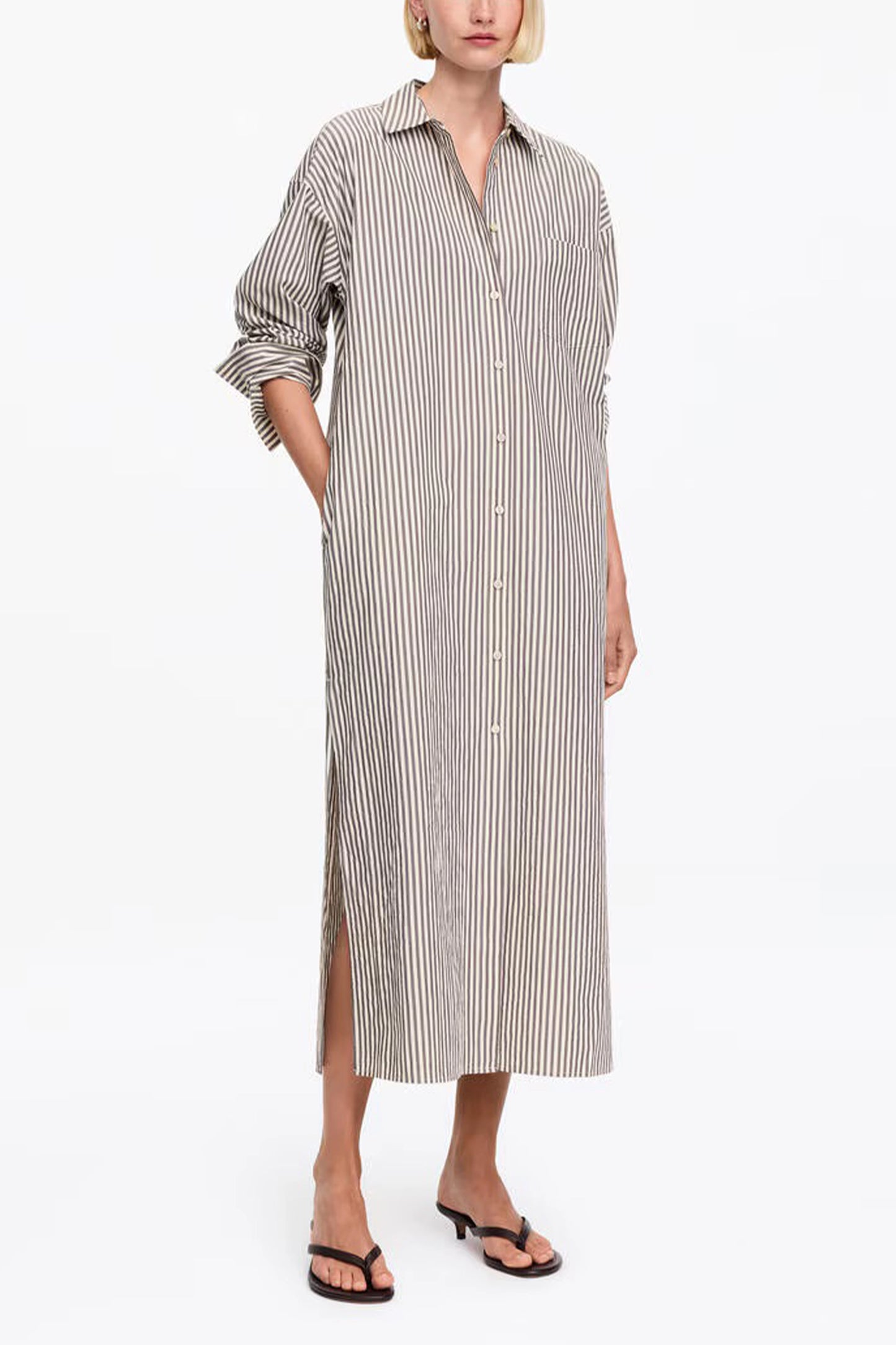 Cotton Shirt Dress