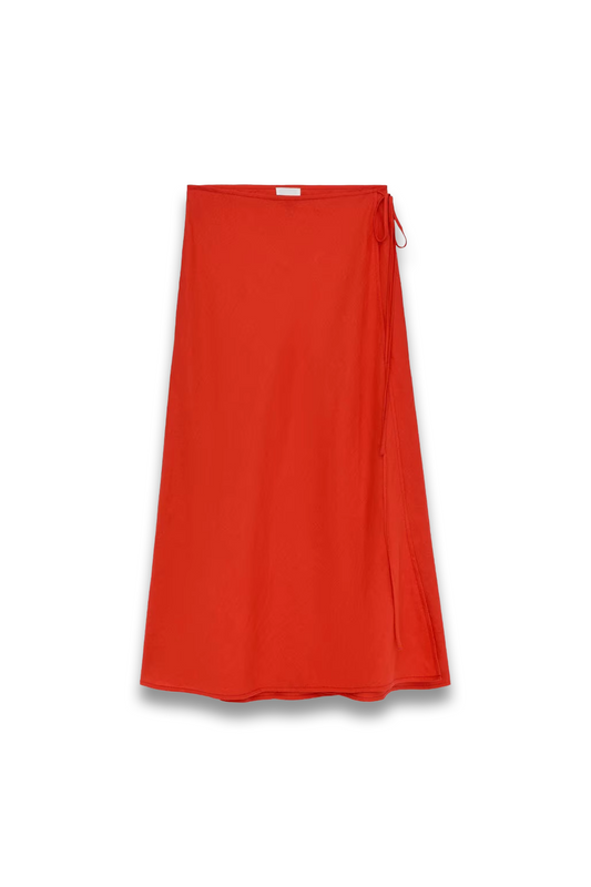 Linen Wrap Skirt