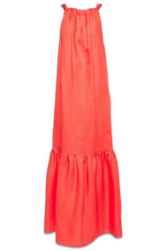 Ibiza Linen Maxi Dress