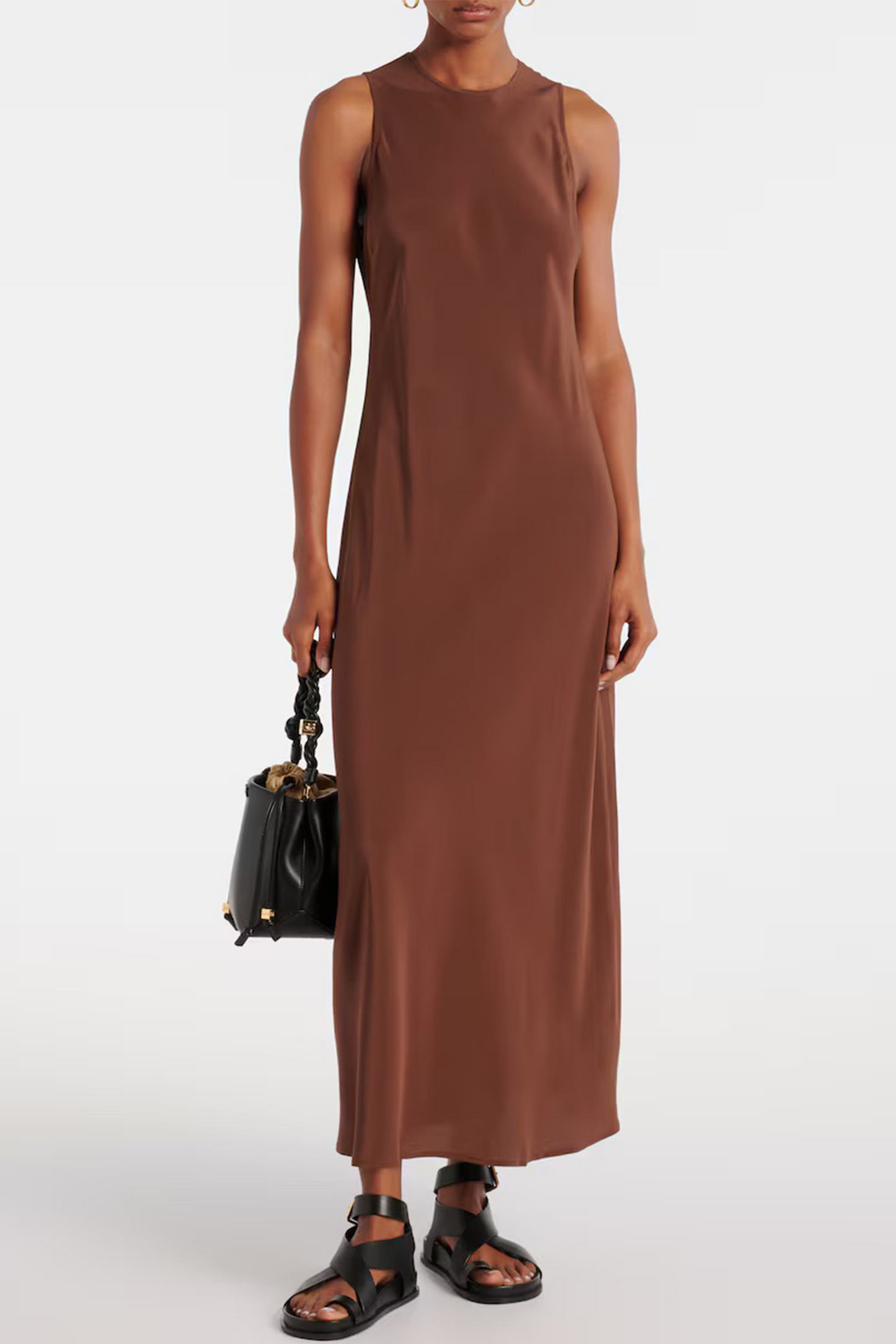 Valencia Silk Crêpe Maxi Dress