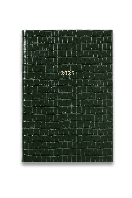2025 A5 Day to Page Leather Diary