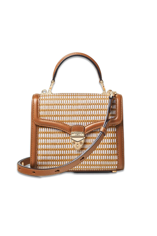Midi Mayfair® Raffia Bag, Basket Raffia