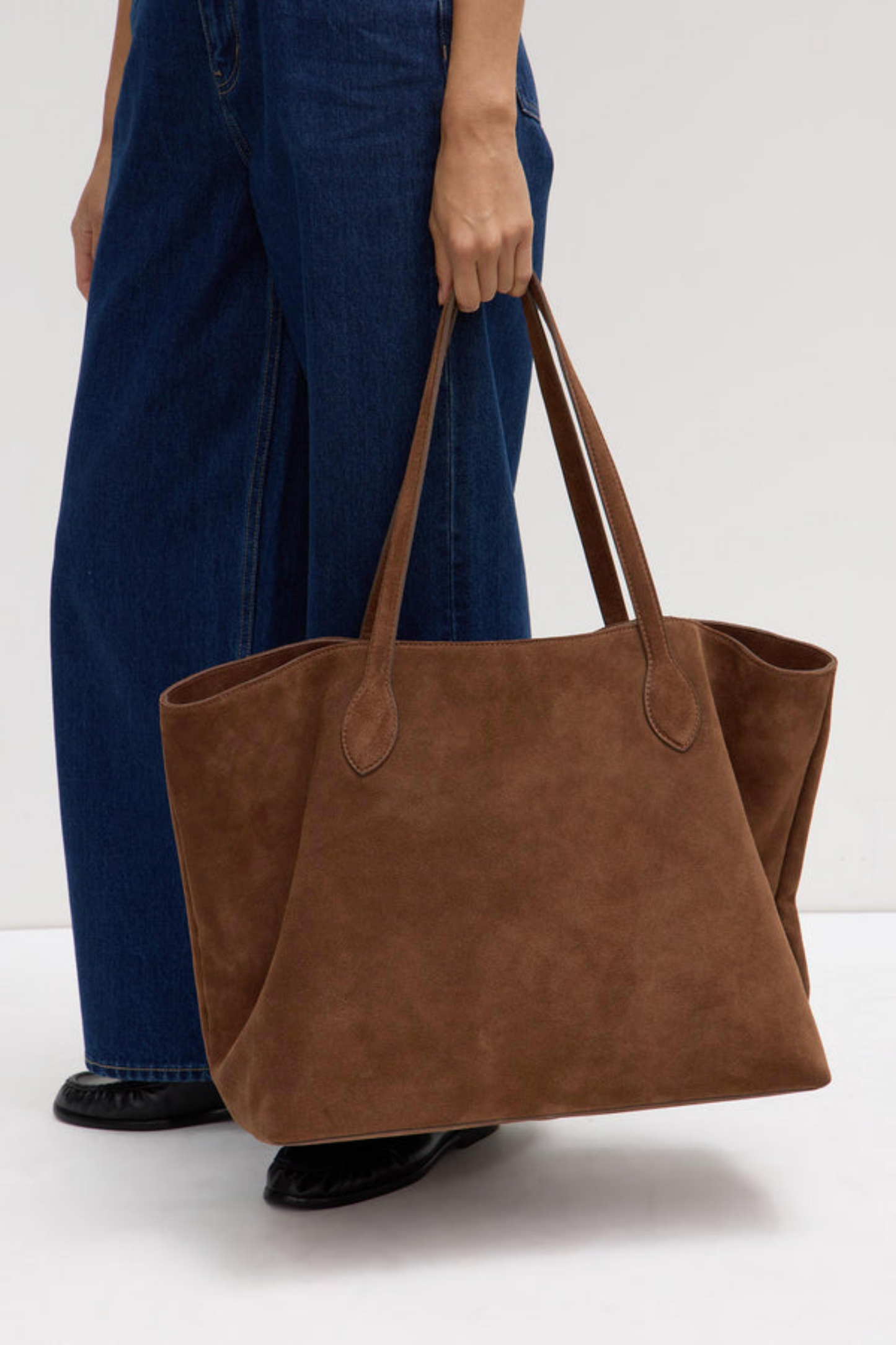 Olivia Suede Tote Bag