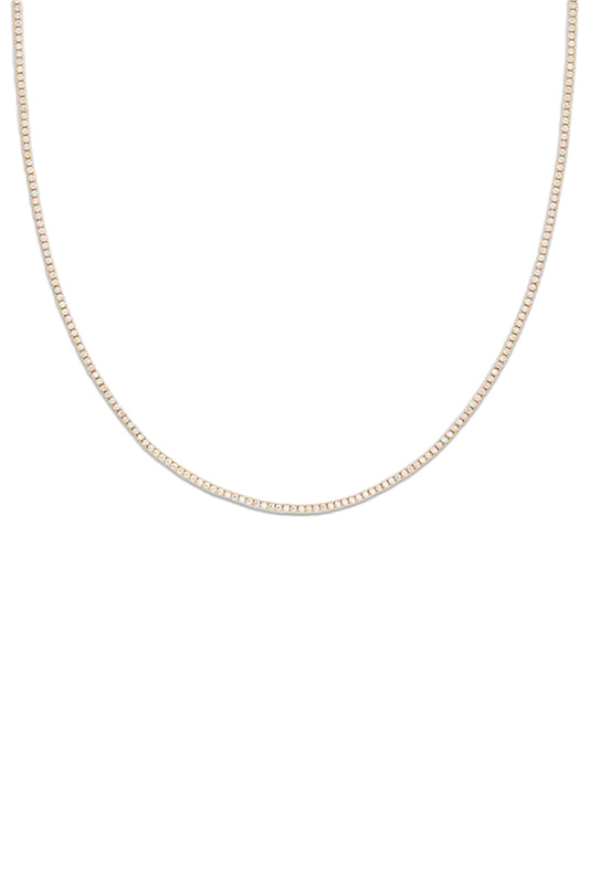 18ct Gold Plated Tennis Necklace