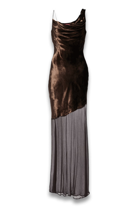 Beaton Asymmetric Maxi Dress